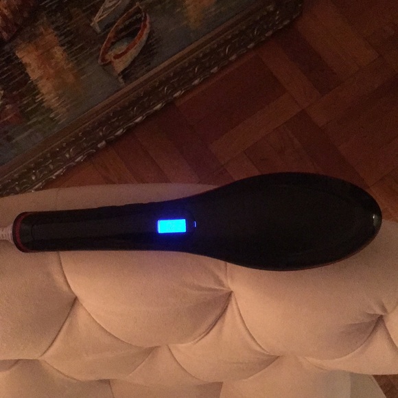 Ceramic Hair Straightener Brush - Picture 3 of 8